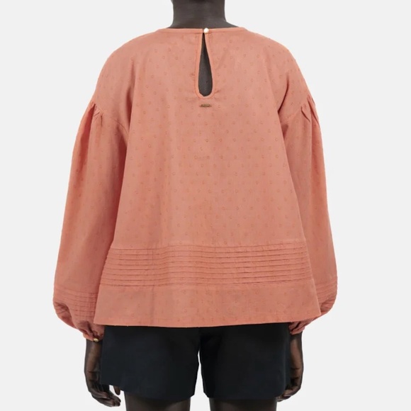 1 People organic cotton Strasbourg Spring Summer Blouse in Peonidin - Picture 4 of 9